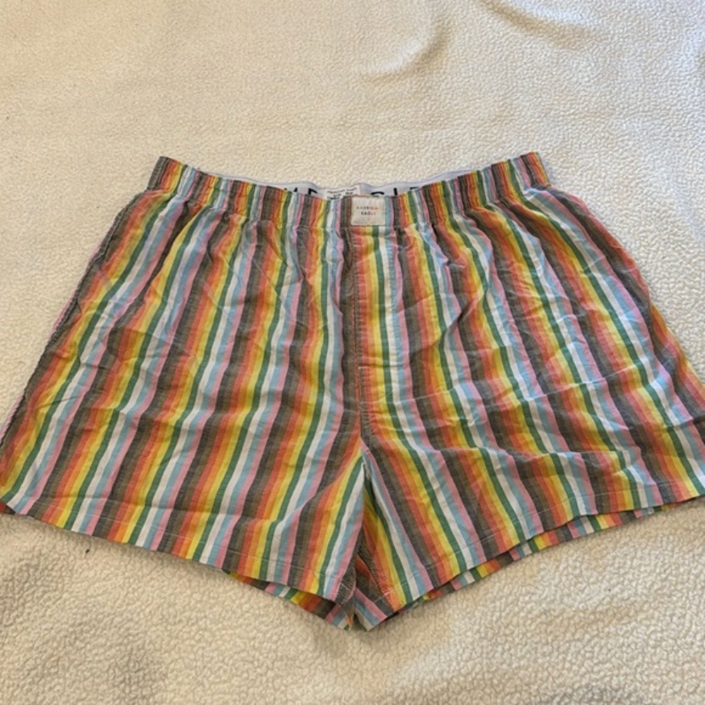 American Eagle Outfitters Stretch Boxers  Pride Stripe Rainbow Size XL (40-42)